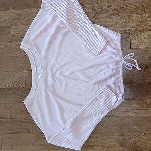 Abercrombie & Fitch Blush Ribbed Top